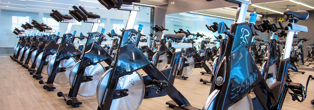 ARC Cycle Stuio - Rows of stationary bikes