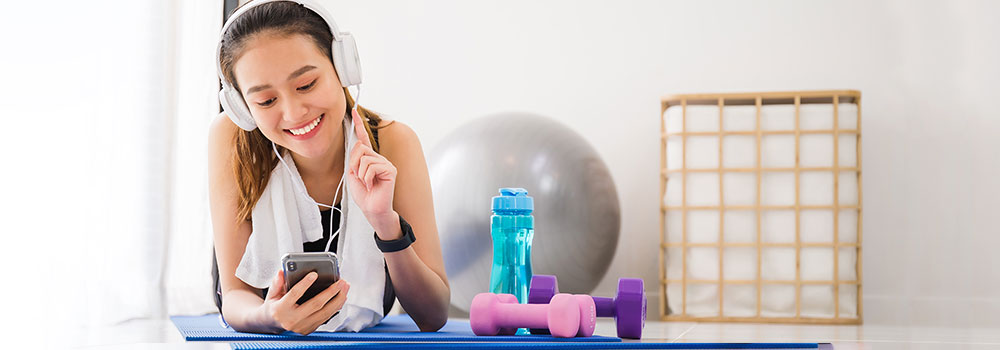 Member at home - workout